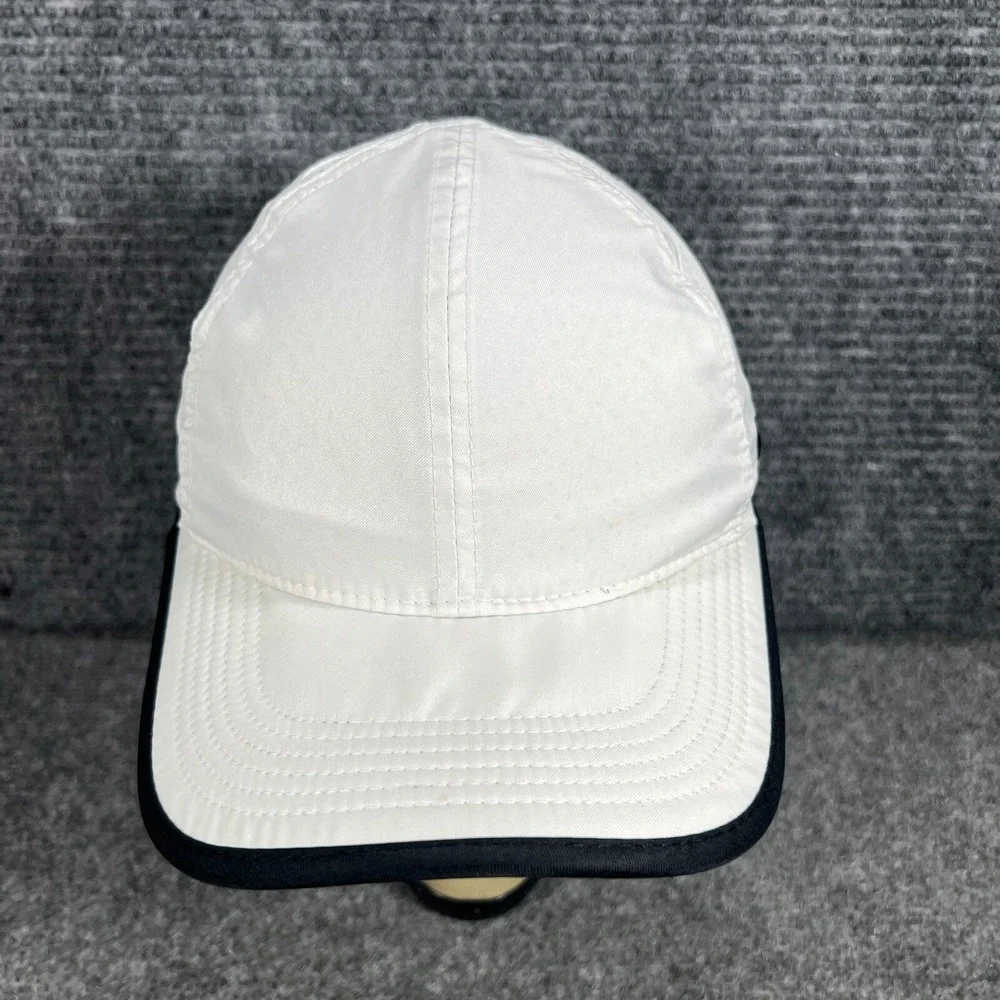 Nike Featherlight Hat Cap Womens White Adjustable Strap‎ Back Running Dri Fit